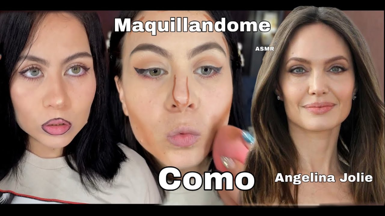 Asmr Maquillandome Como Angelina Jolie