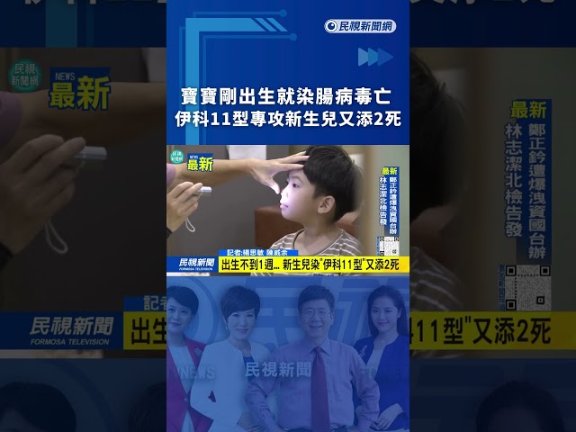 寶寶剛出生就染腸病毒亡　伊科11型專攻新生兒又添2死｜民視新聞｜