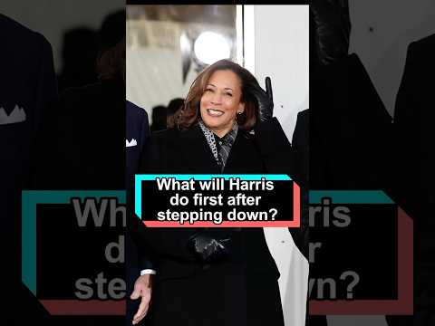 What will Kamala Harris do first after stepping down as Vice President#foryou #usa #celebrity #fyp