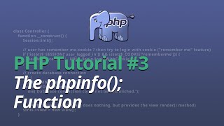 PHP Tutorial - #3 - The phpinfo Function