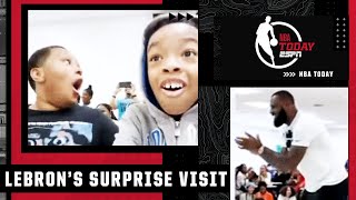 LeBron James visits his I PROMISE school and the students' reactions are PRICELESS | NBA Today