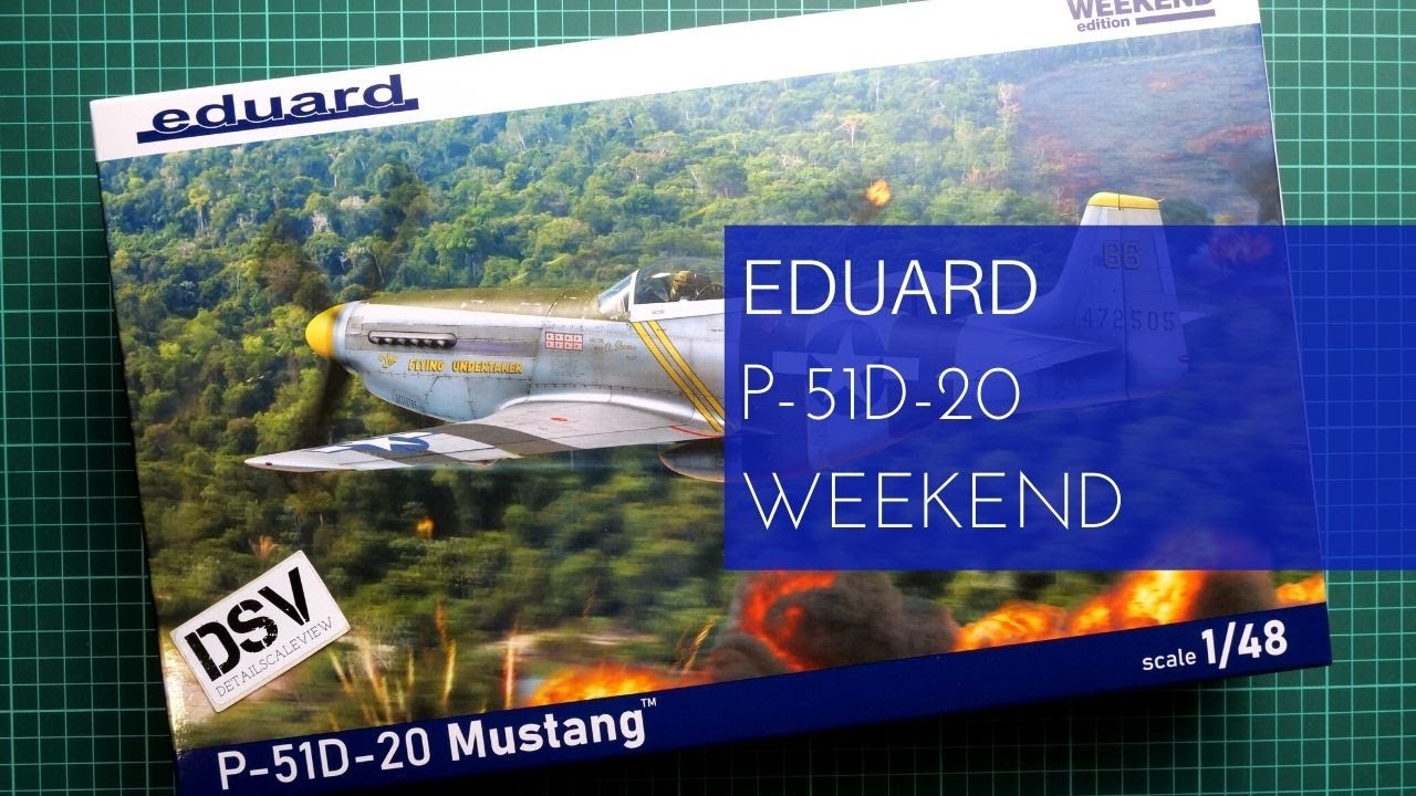 Maquette Plastique P-51B Mustang Auvent Normal 1/48 Eduard - 6 Marquages Militaires, Pièces Gravées Incluses - 12