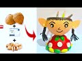 Coconut shell craft ideas | dyi doll making | best out of waste | pista | nariyal work  paper