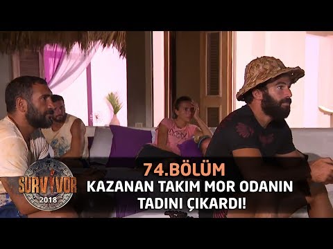 Kazanan takım mor odanın tadını çıkardı! | 74. Bölüm | Survivor 2018