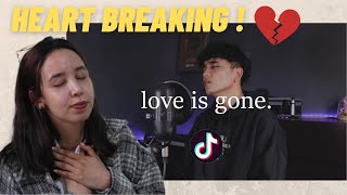 Reza Darmawangsa - Love is gone 💔 (sad tiktok songs medley/mashup) REACTION