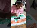 🇮🇳 Independence day special drawing by Aarvi 🤩🎨🖌️ @IndraniArtStudio #ColorsOfFreedom 💫