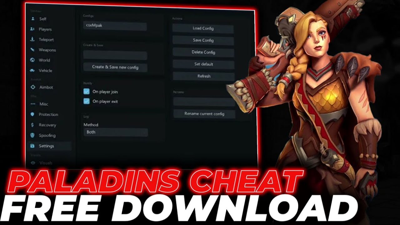 Paladins Hack Menu [2025] | NEW Paladins Cheat [FREE] | BEST Paladins Hacks [Aimbot & ESP]