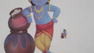 How to apply wall stickers on the wall || Rawpockets DIY || Lord Krishna screenshot 4