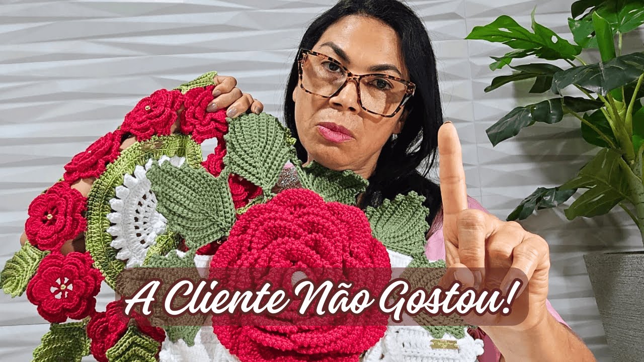 A CLIENTE NÃO GOSTOU DE UM DOS CAMINHOS DE MESA! - Vlog de Crochê - Alvenir Svagera