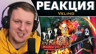 Divinity Original sin 2. Бесполезное мнение. Почти идеальная RPG | Реакция на Velind