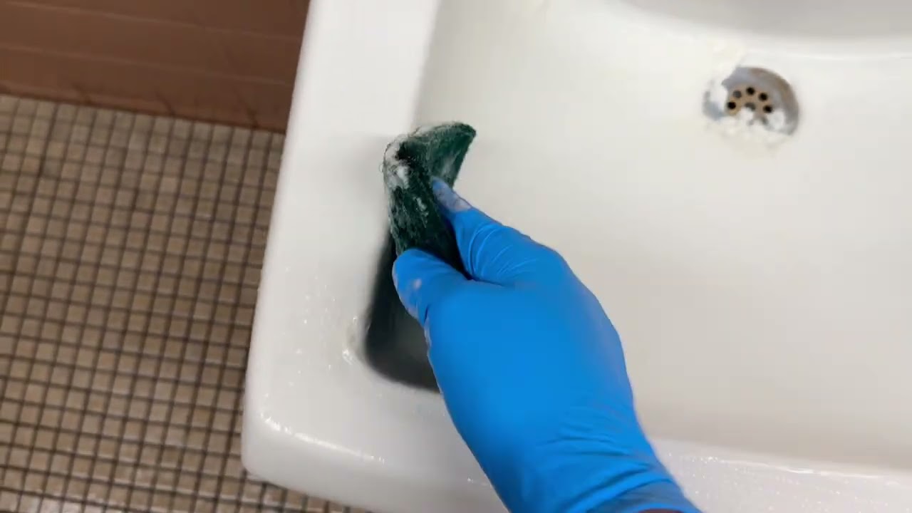 Cómo limpiar un lavamanos rápido, fácil y eficazmente(no olvide suscribirte al canal y dar Like)👍 