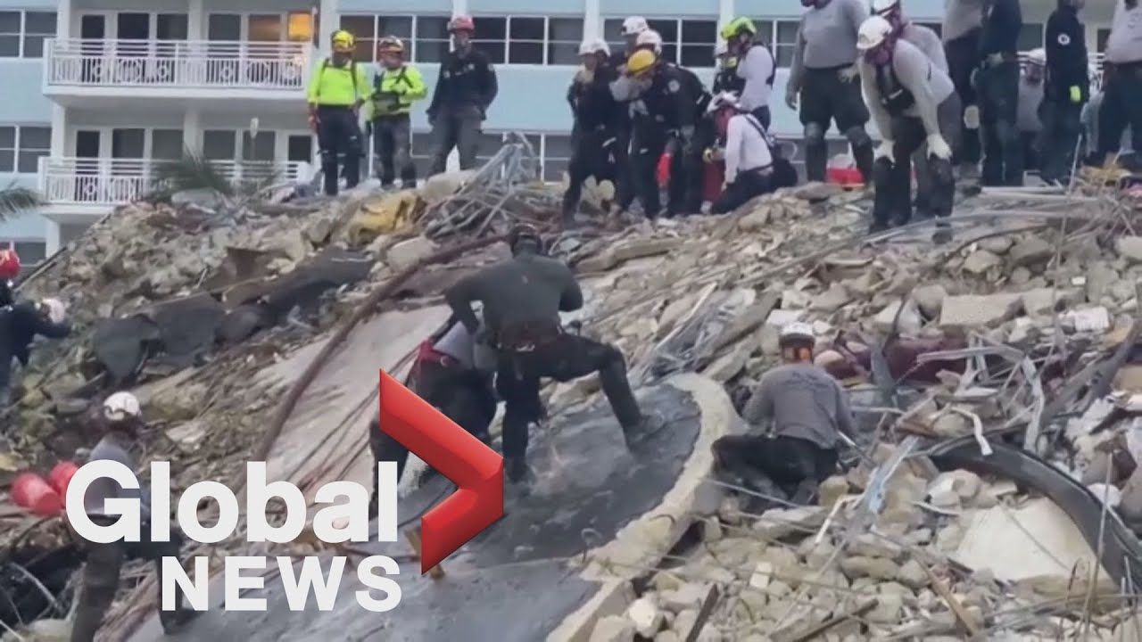 As Surfside building collapse death toll rises, search efforts having impact on crews