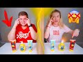 ТЕЛЕПАТИЯ СЛАЙМ ЧЕЛЛЕНДЖ  😍 Лизун из случайных ингредиентов TWIN TELEPATHY SLIME CHALLENGE