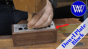 How to Make A Dowel Plate Block With Carving