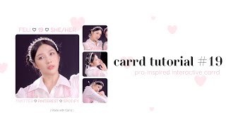 ☆﹕pro inspired pink interactive carrd tutorial #19 © jjuniiy screenshot 4
