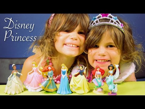 Disney Princess Figurines Cinderella Ariel Merida Tiana Jasmine | Unboxing and Review