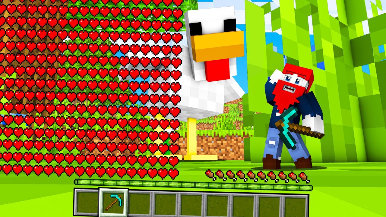 Minecraft aber Herzen bestimmen deine Größe