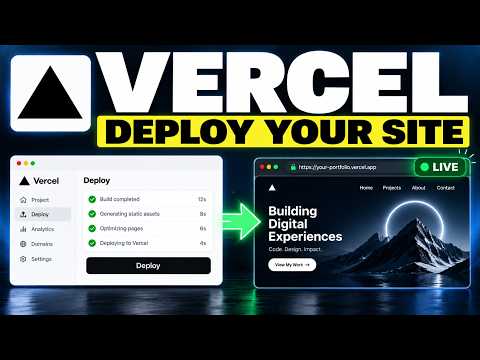 How to Deploy a Website on Vercel for FREE!