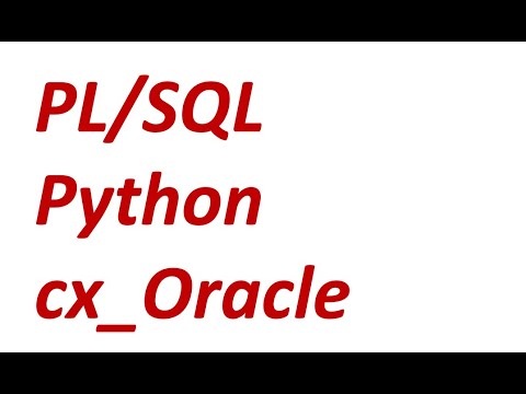 Using PL/SQL with cx_Oracle