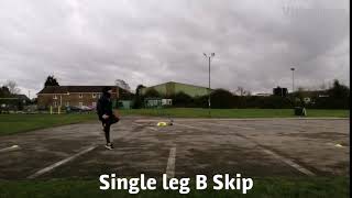 Single Leg B Skip/Dead Leg Run