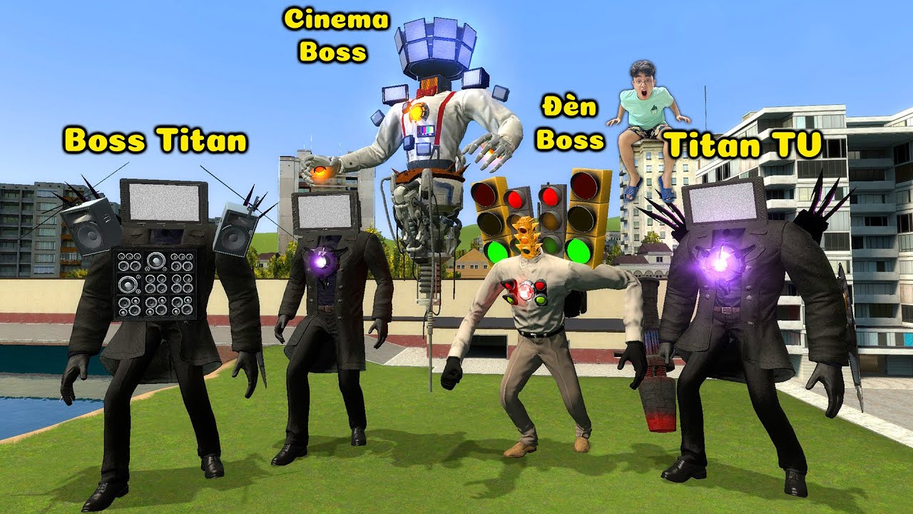 BẤT NGỜ XUẤT HIỆN ANH RẠP CHIẾU PHIM MAN VÀ ĐÈN GIAO THÔNG MAN TIÊU DIỆT SKIBIDI TOILET