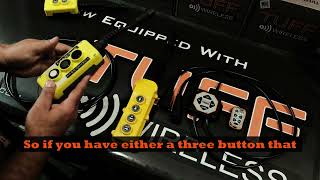 Showing the new 2 and 4 button plug n play units