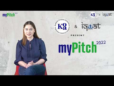 myPitch contest | Kashmiri Overseas Association | iqwat | First prize: $1,500 - video from iqwat