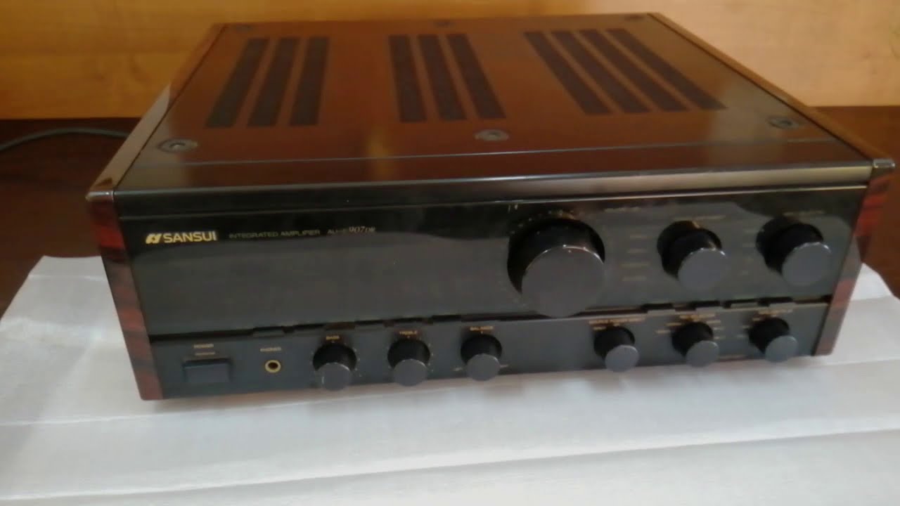 sansui au-a907 dr - YouTube