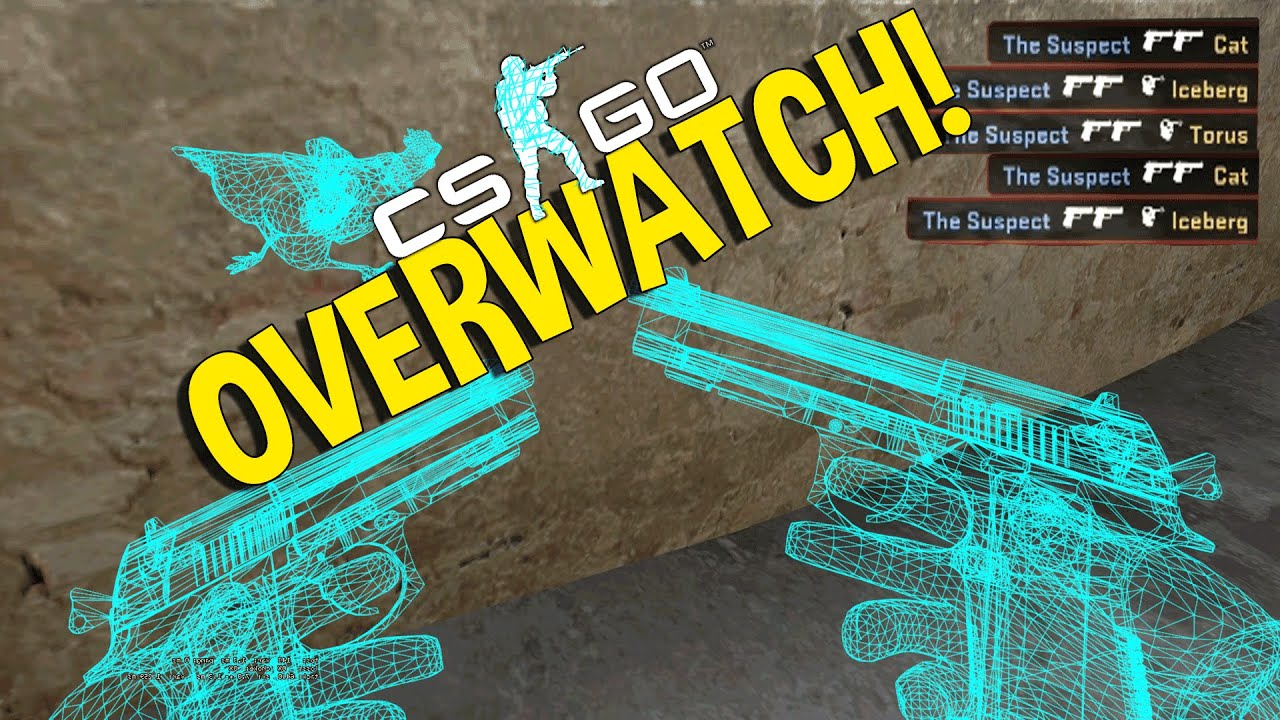 CS GO SPIN BOT HACKER - OVERWATCH FUNNY MOMENTS - YouTube
