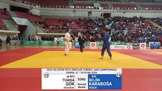 TUANA  GÖK - ROJİN KARABOĞA 52KG Second Round
