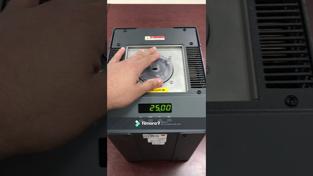 How to Setup Fluke 7103 Micro Bath & How to Calibrate Temperature Gauge