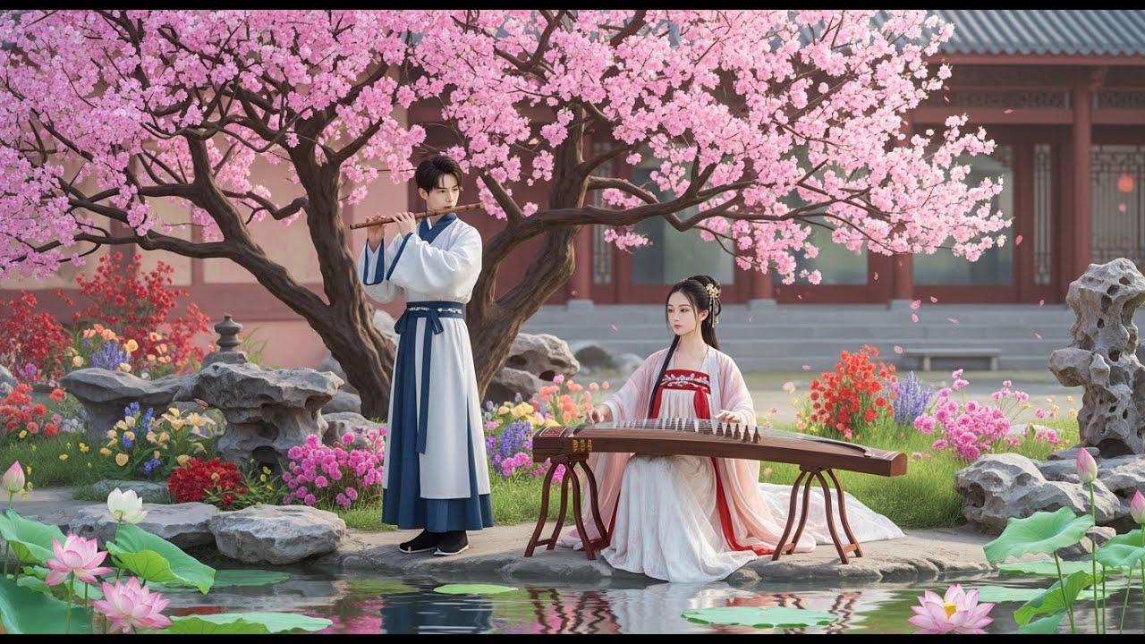 🧘Soothing With Traditional Chinese Zen Music of Bamboo Flute & Guzheng ...