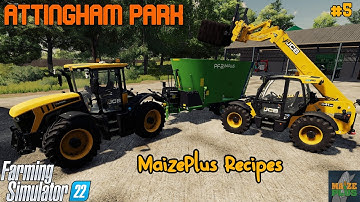 Mixing TMR and Grass Silage | Attingham Park | FS22 | Pumps N