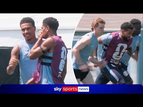 England squad train for final time ahead of World Cup opener vs Croatia