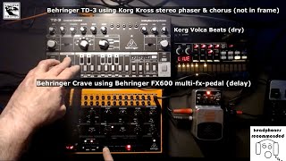 Behringer TD-3 and Crave plus Korg Volca Beats - jam