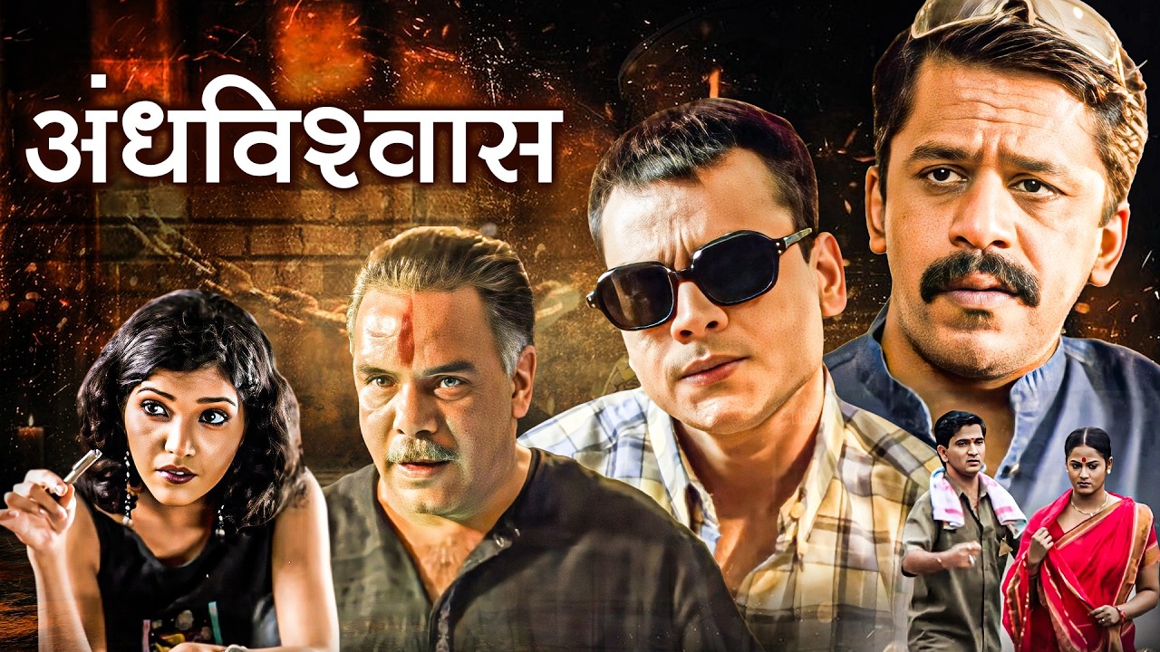 AndhVishwas (अंधविश्वास) | Superhit Marathi Suspense Thriller Movie | Mukta Barve, Upendra Limaye