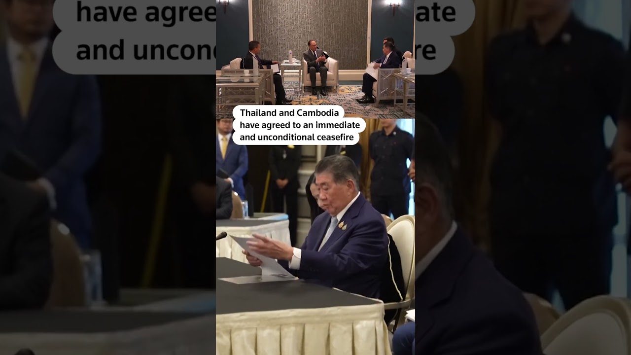 Thailand and Cambodia agree to ceasefire
