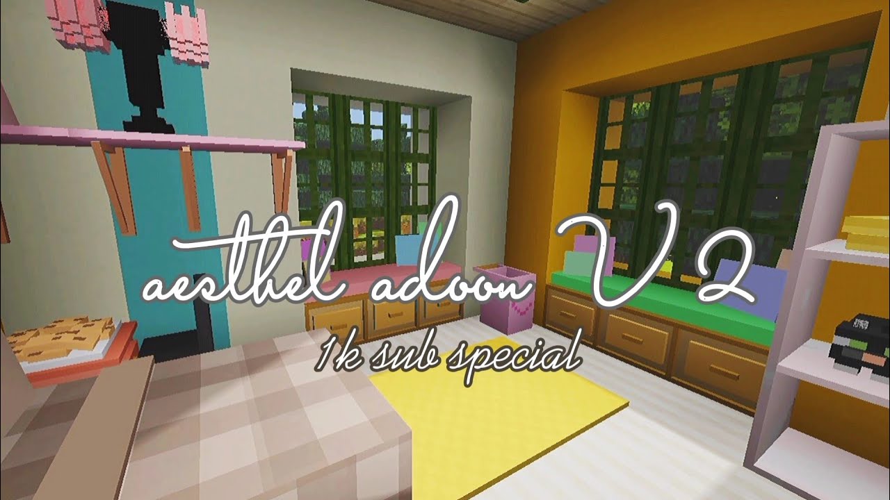 aesthel adoon V2 (my addon) [minecraft pe] 1k sub special 🎉| Ja's vlog
