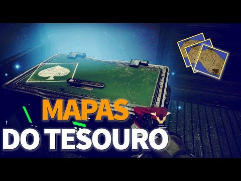 Vídeo: Mapas Do Tesouro De Destiny 2 Explicados - Como Encontrar Mapas Do Tesouro De Cayde-6 E Receber Fragmentos De Cartas