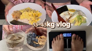53-45kg vlog | Slowly trimming down my calorie intake, Unboxing Yesstyle knitwear campaign