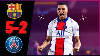 PARİS SAİNT GERMAİN 1-1 BARCELONA (5-2) |Highlight & All goals