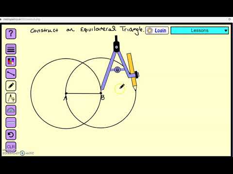 Construct an Equilateral Triangle with Circles