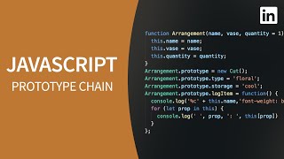 JavaScript Tutorial - PROTOTYPE chain