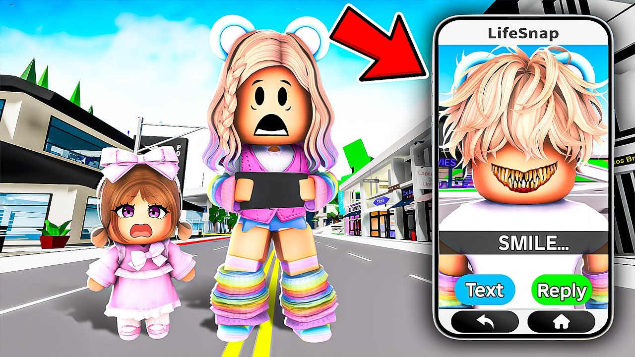 MEU IRMÃO NÃO PARA DE SORRIR NO SNAPCHAT em BROOKHAVEN