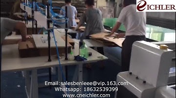 Two pieces corrugated carton box folder gluer machine