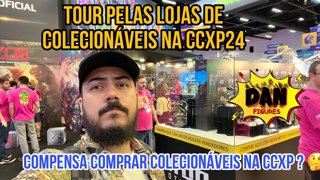 TOUR PELAS LOJAS DE COLECIONÁVEIS NA CCXP24 - VALE A PENA COMPRAR NO EVENTO?