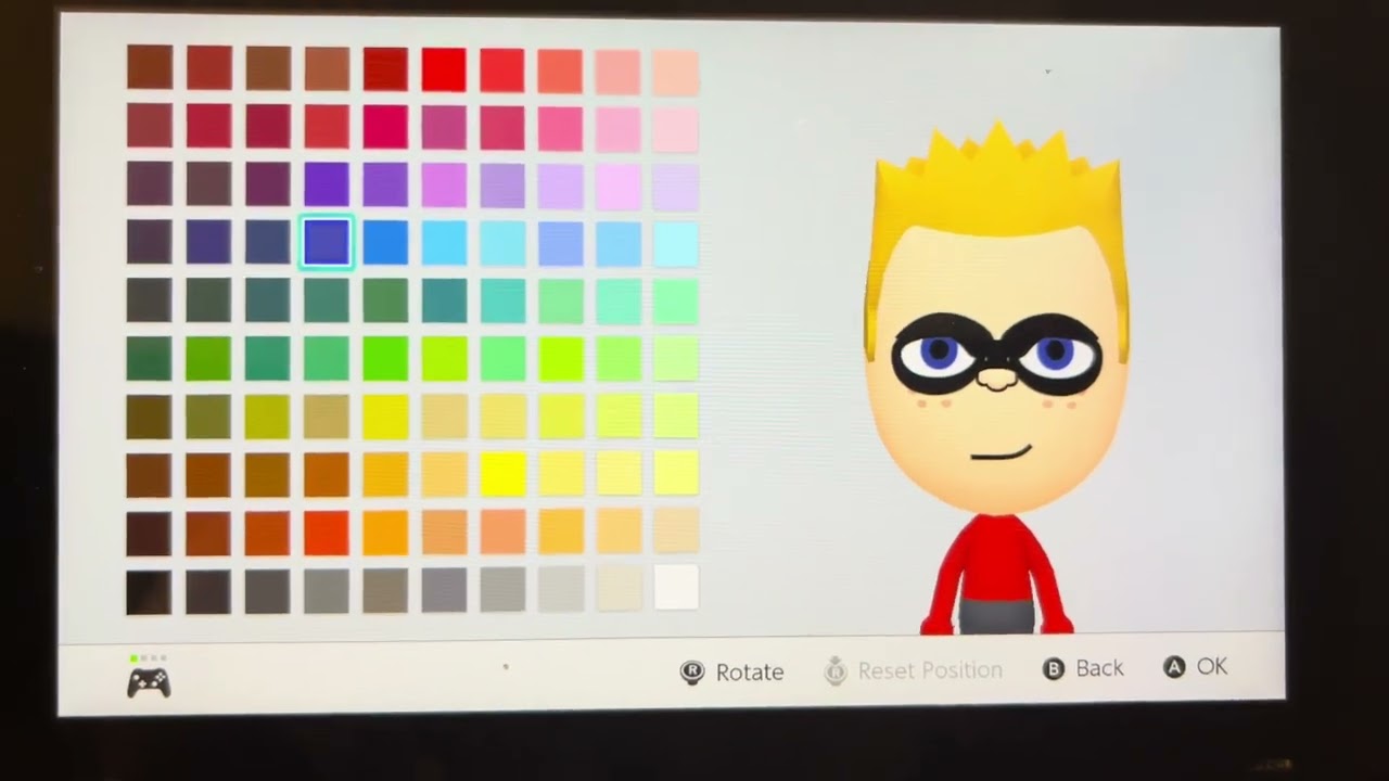 Mii Maker How to make Dash Parr - The Incredibles - Nintendo
