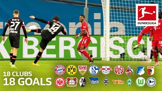 18 Clubs, 18 Goals - The Best Goals by Every Bundesliga Team in 2020/21 So Far