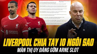 LIVERPOOL CHIA TAY 10 NGÔI SAO: MÀN THỊ UY ĐÁNG GỜM CỦA TÂN HLV ARNE SLOT