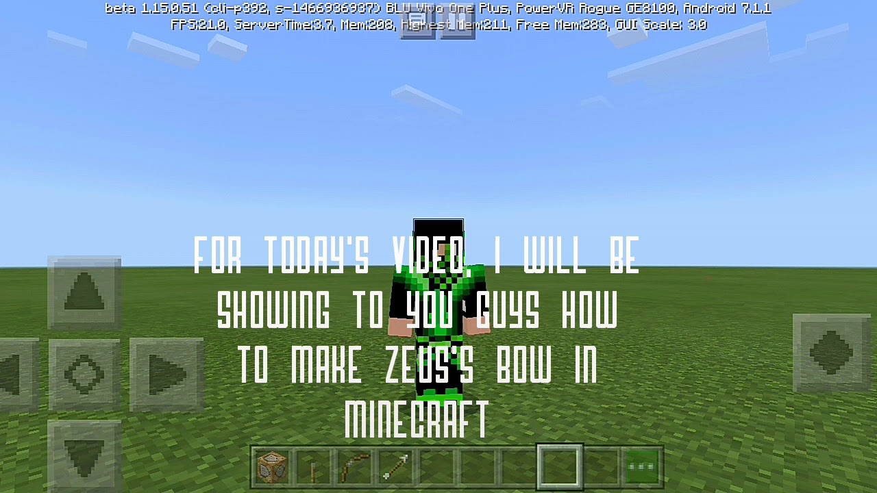 How to make zeus's bow in minecraft! 
